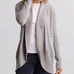 Barefoot Dreams CozyChic Lite® Circle Cardi Gray Medium Cardigan